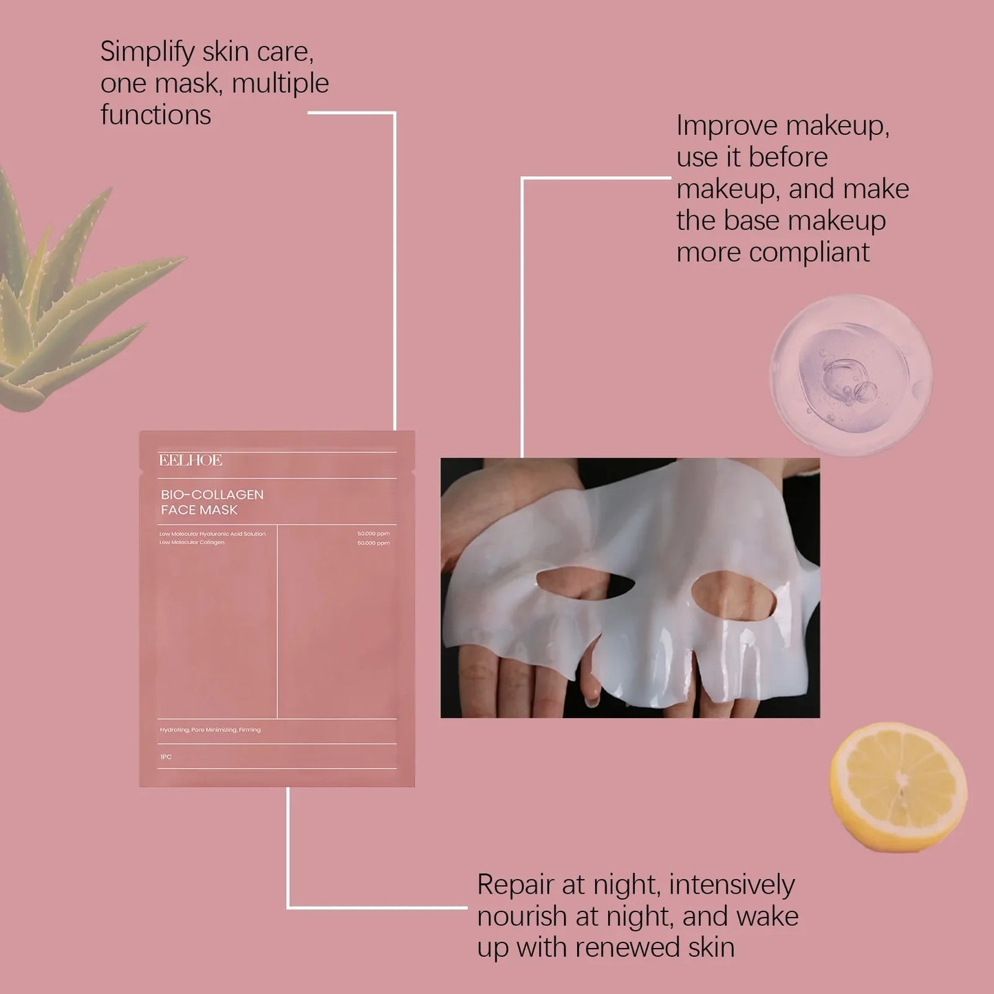 Eelhoe Bio Collagen Face Mask Set-1