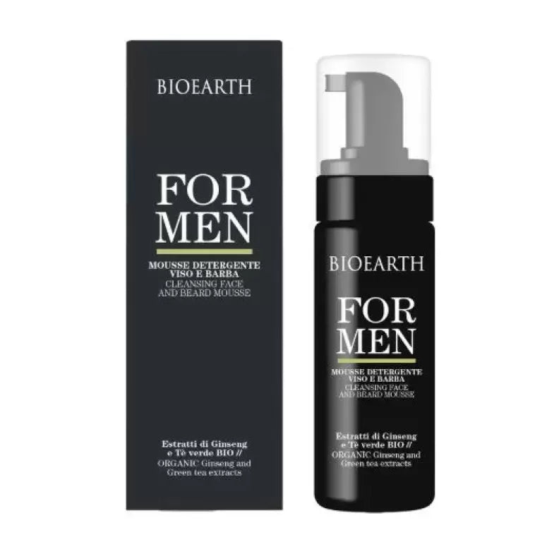 For Men – Mousse detergente viso e barba Bioearth