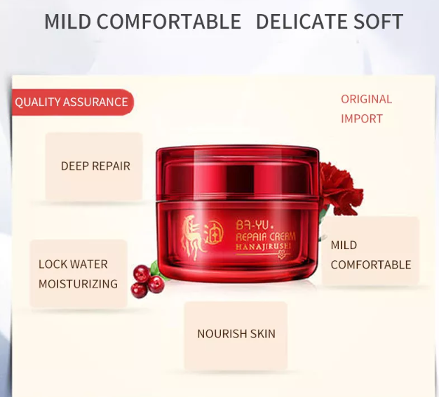 BA-YU Repair Face Cream Moisturizing, Anti-Wrinkle (50g)-3