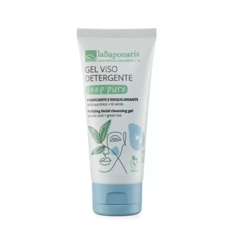 Deep Pure – Gel viso detergente La Saponaria