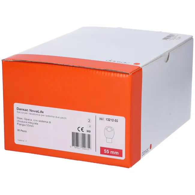 Sacca Per Ileostomia Sistema A 2 Pezzi Dansac Novalife2 Maxi Aperta Opaca 55Mm