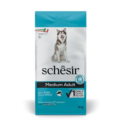 Schesir Dog Dry Medium Maintenance Pesce
