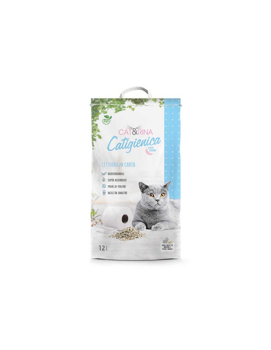 Lettiera per gatti in carta riciclata 12 l