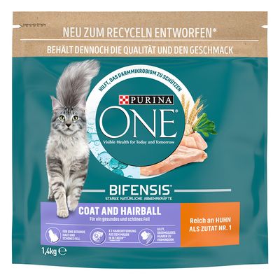 PURINA ONE Coat & Hairball Crocchette per gatti