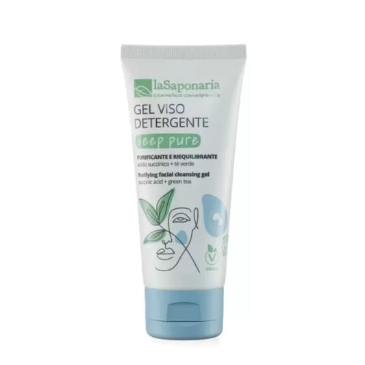 Deep Pure – Gel viso detergente La Saponaria