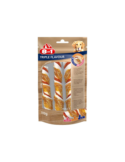 Snack per cani 8in1 Triple Flavour