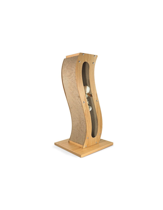 Tiragraffi in legno e cartone Onda