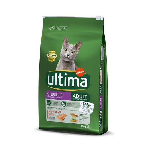 Ultima Cat Sterilized Salmone & Orzo Crocchette per gatto